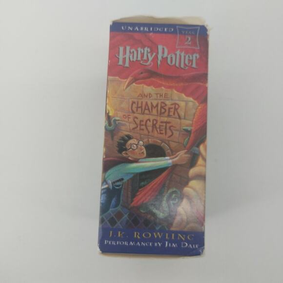 Harry Potter and The Chamber of Secrets Audio Book 6 Cassette Tapes Pre-owned - Picture 6 of 10